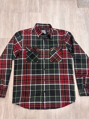 Rebel Reaper Plaid Long-Sleeve Shirt